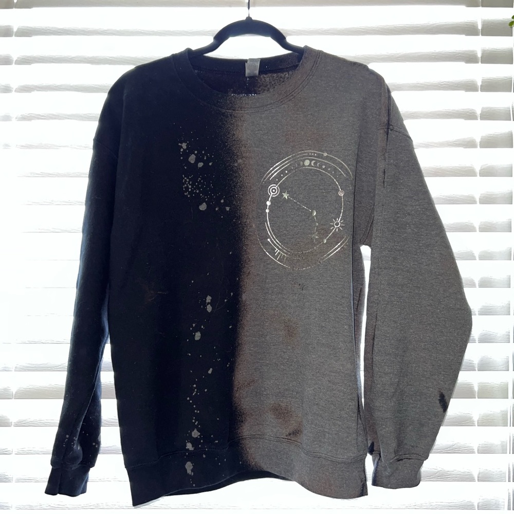 Aires hand dyed crew neck ♈️